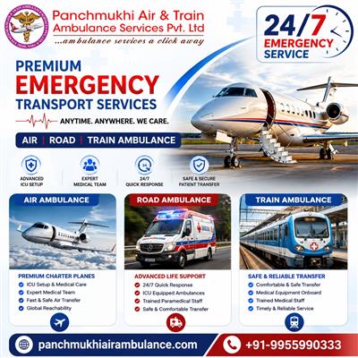 Transfer to the Best Hospital Is Now Possible With Panchmukhi Air and Train