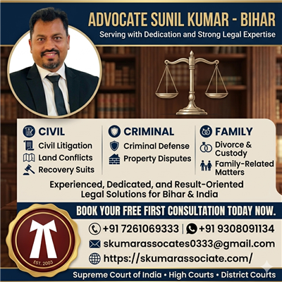 Bail Lawyer in Bihar for Regular, Anticipatory Bail & Criminal Defense