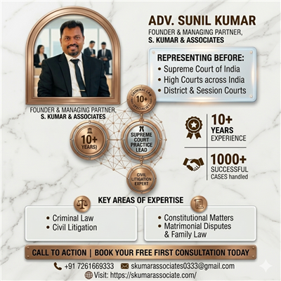 Supreme Court Lawyer Near Me for Appeals & Litigation | Advocate Sunil Kumar