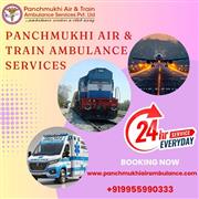 Hire Panchmukhi Air and Train Ambulance in Siliguri with Advanced Healthcare