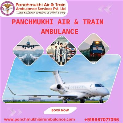 Book Panchmukhi Air and Train Ambulance Service in Dehradun with Reliable ICU