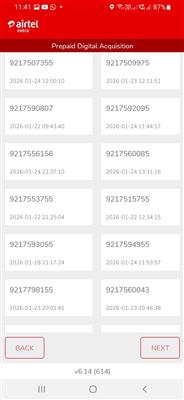 Airtel prepaid number choice number available aadhar ekyc