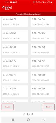 Airtel prepaid number choice number available aadhar ekyc