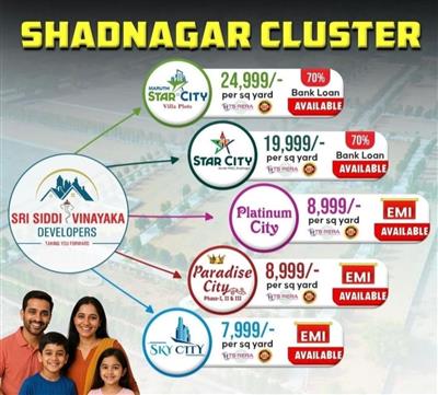 Plots For sale in Shadnagar