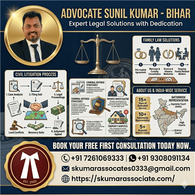 Best Criminal Lawyer in Patna for Bail, FIR, Trial & Defense Cases