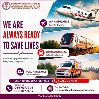 Book Panchmukhi Air Ambulance Service in Pathankot with a Reliable ICU Setup