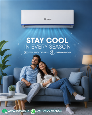 Stay Cool While the World Plays – Haves Split AC & Smart LED TV