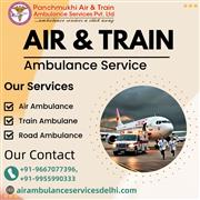 Panchmukhi Train Ambulance Services in Patna- comfort and safety maintained