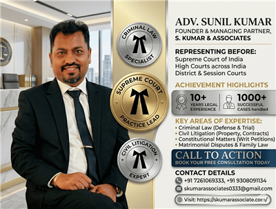 Best Supreme Court Advocate in Patna | Advocate Sunil Kumar