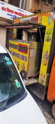 Ready made food truck for sale along with tempo