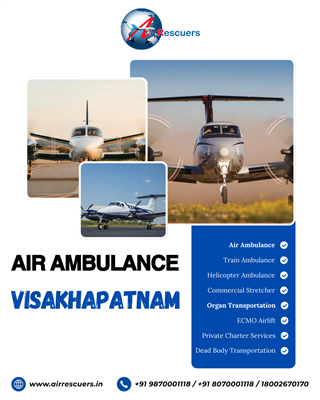 Emergency Air Ambulance in Visakhapatnam: Fast, Reliable, 24/7
