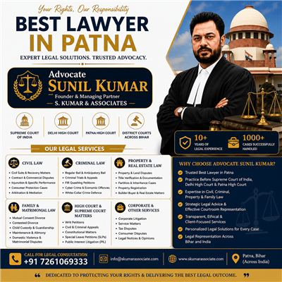Best Property Case Lawyer in Patna | Advocate Sunil Kumar