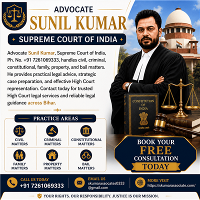 Best Divorce Advocate in Bihar | Advocate Sunil Kumar – Expert All Family Cases