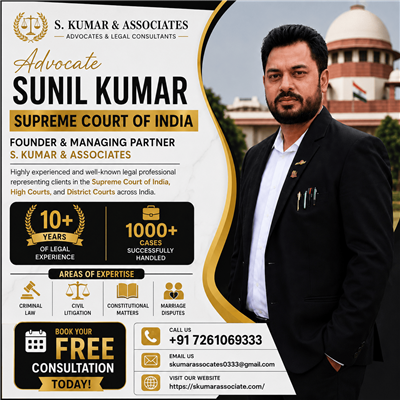 Best Supreme Court Advocate in Patna for Legal Representation | Adv. Sunil Kumar