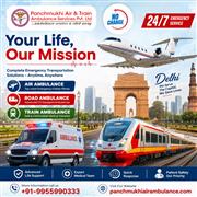 Panchmukhi Air Ambulance Service in Delhi with ICU Setup and Critical Care