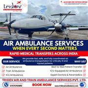 Tridev Air Ambulance Services in Patna - Fast and Reliable Air Ambulance Service