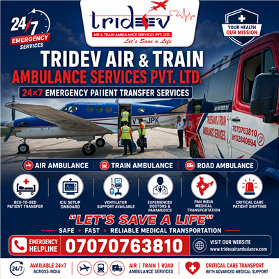 Reliable Air Ambulance Services in Ranchi with Modern Flying ICU Support