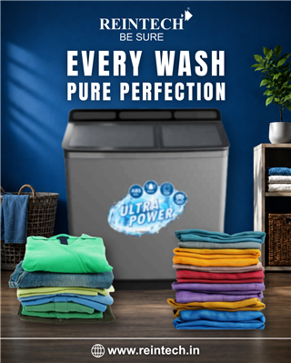 Every wash. Pure perfection. Meet the Reintech Ultra Power!