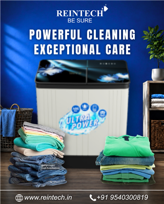 Every wash. Pure perfection. Meet the Reintech Ultra Power!