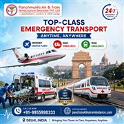 Panchmukhi Air Ambulance Service in Delhi Provides Advanced Monitoring Of Patien