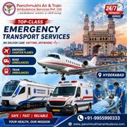 Hire Panchmukhi Air Ambulance Service for ICU Patient Transfer in Hyderabad