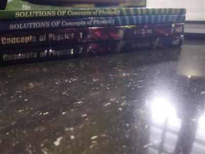 Concepts of Physics by H.C. Verma Vol. 1 & 2 + Solutions Vol. 1 & 2