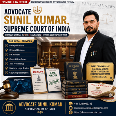 Top Advocate in Noida for Criminal, Property, Civil & Family Cases