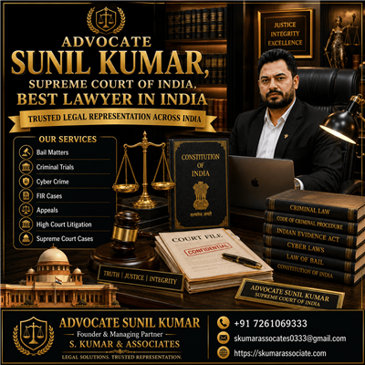 Supreme Court Lawyer in Delhi, India for Legal Representation | Adv. Sunil Kumar