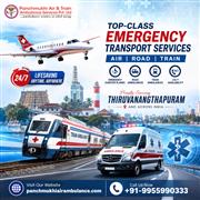 Panchmukhi Air Ambulance Service in Thiruvananthapuram - 24/7 Available for Emer
