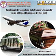 Get comprehensive dead body transportation with our 24/7 available Panchmukhi