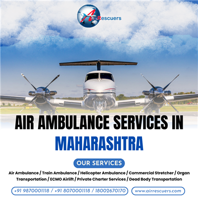 Emergency Air Ambulance in Maharashtra: Fast, Reliable, 24/7