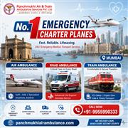 Panchmukhi Air Ambulance in Mumbai- ICU Transport Arranged with Medical Support