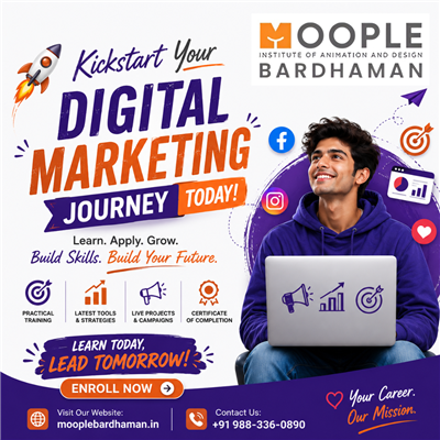 Digital Marketing Training Course in Bardhaman | Hands-on Learning – Moople Bard