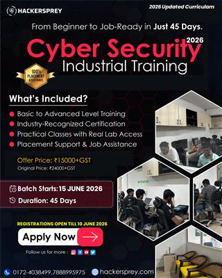 Develop Your Cybersecurity Career through Hands-On Training in Chandigarh