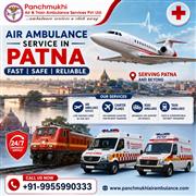Panchmukhi Air Ambulance Service in Patna Carefully Transports Injured Patients
