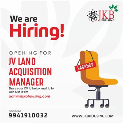 Joint venture Land Acquisition Manager