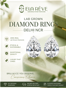 Lab grown diamond ring delhi ncr