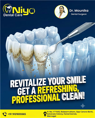 Professional Teeth Cleaning & Scaling in Hanamkonda & Warangal | Niyo Dental Car