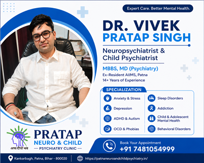Dr. Vivek Pratap SinBest Neuropsychiatrist in Patna for Brain & Mental Health