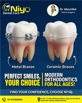 Transform Your Smile with Expert Braces Treatment at Niyo Dental Care! Are you