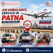 Get Panchmukhi Air Ambulance Service in Patna, Which Provides an Advanced Medica