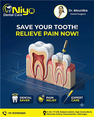 Painless Root Canal Treatment (RCT) at Niyo Dental Care!   Are you suffering fro