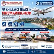 Panchmukhi Air Ambulance in Thiruvananthapuram Provide Complete Patient Transfer