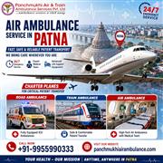 Panchmukhi Air Ambulance in Patna- Rapid Medical Transport on Time