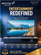 🎬 Entertainment Redefined! Upgrade your home entertainment with Reintech LED TV