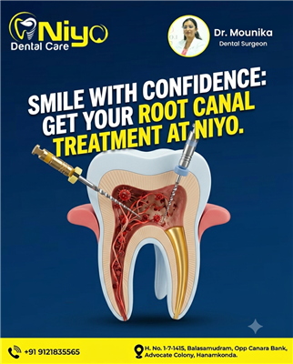 Painless Root Canal Treatment (RCT) at Niyo Dental Care | Hanamkonda & Warangal
