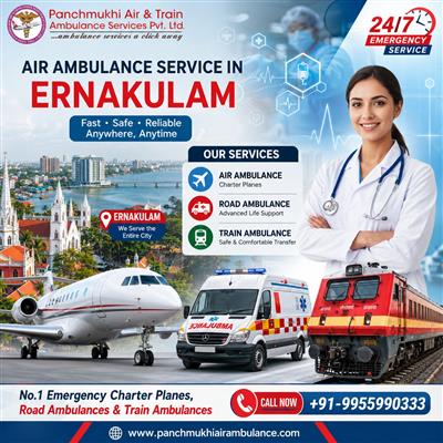 Get the Best Transfer Service—Panchmukhi Air Ambulance in Ernakulam