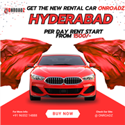 Self Drive Car Rentals in Hyderabad | Rent a Car from ₹1199