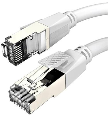 FEDUS Cat 7 Ethernet Cable Pure Bare Copper Double Shielded Outdoor & Indoor Lan