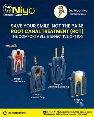 Save Your Natural Tooth with Painless Root Canal Treatment (RCT) at Niyo Dental